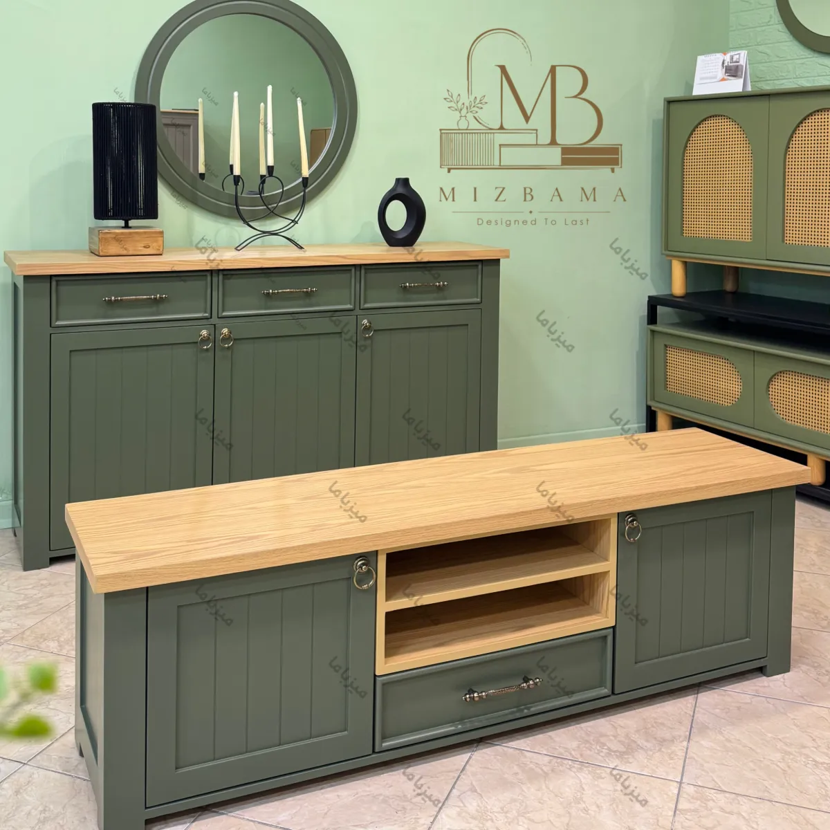 mirror console ست میزتی وی کنسول جهیزیه