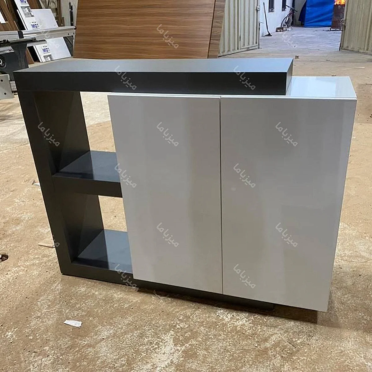 mizbama-shoe-cabinet-modern-design جاکفشی شیک جاکفشی جادار